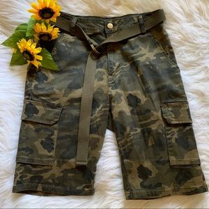 Cadet Kate Oversized Camo Shorts